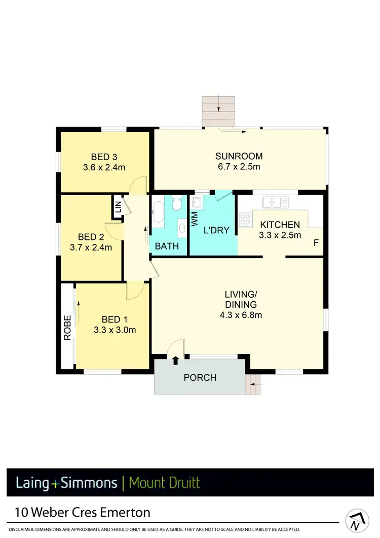 Floorplan of Homely house listing, 10 Weber Crescent, Emerton NSW 2770