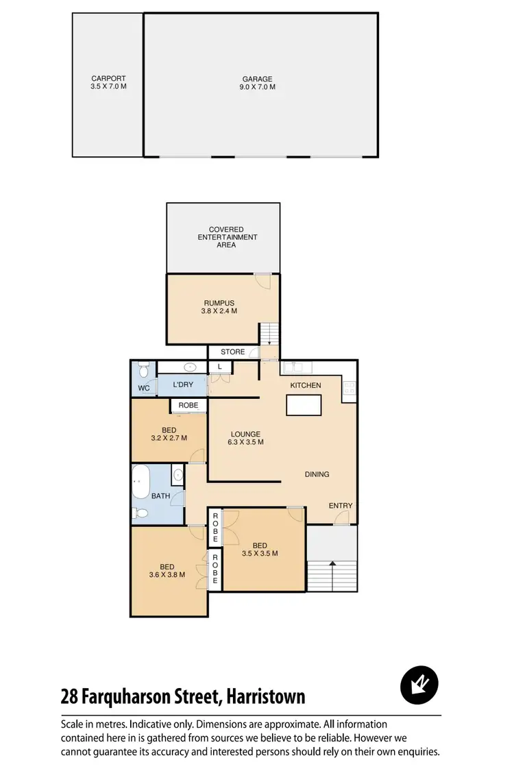 Floorplan of Homely house listing, 28 Farquharson Street, Harristown QLD 4350