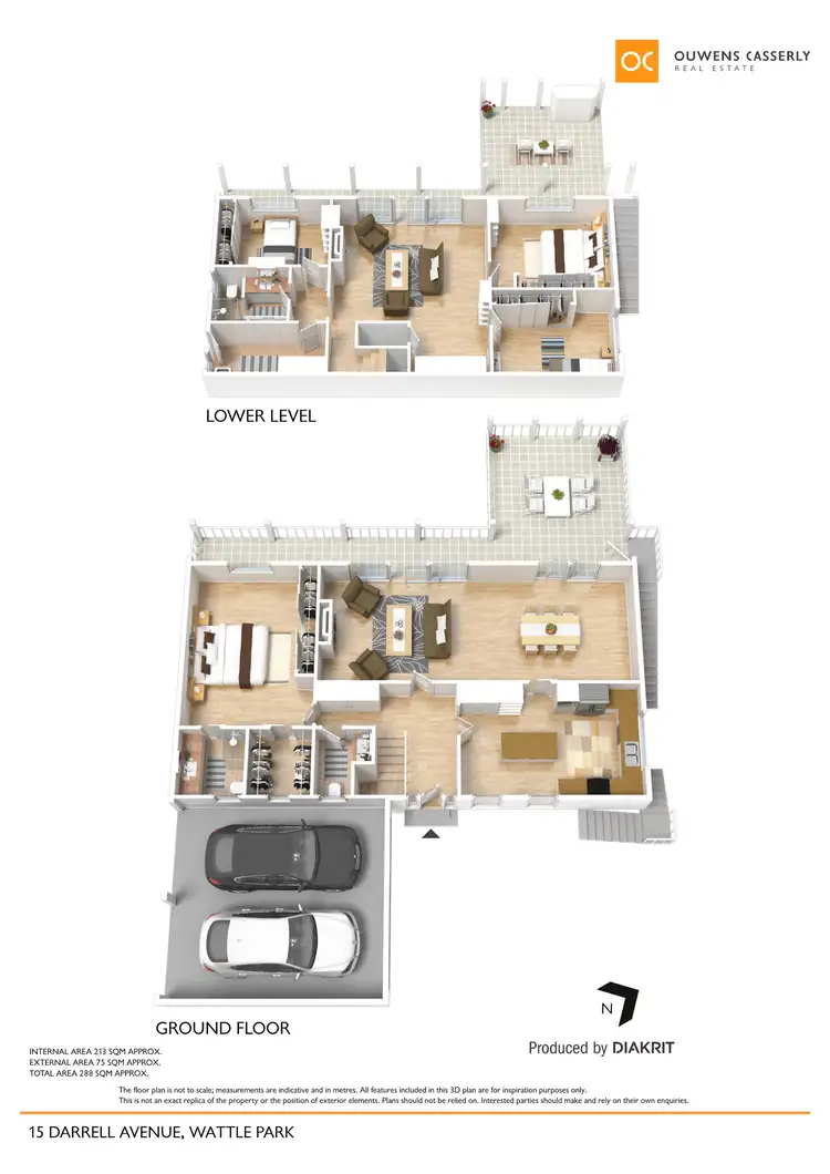 Floorplan of Homely house listing, 15 Darrell Avenue, Wattle Park SA 5066
