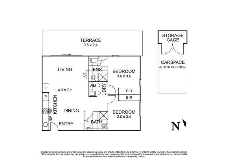 Floorplan of Homely apartment listing, 313/21 Queen Street, Blackburn VIC 3130