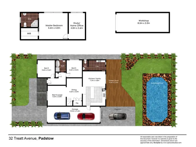 Floorplan of Homely house listing, 32 Treatt Avenue, Padstow NSW 2211