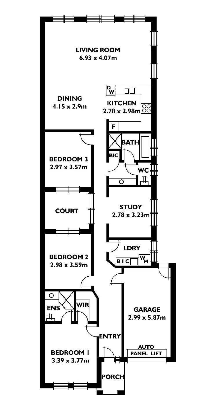 Floorplan of Homely house listing, 7 Weller Lane, Goodwood SA 5034