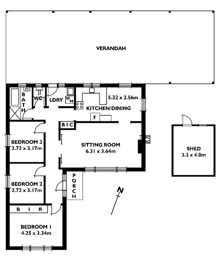 Floorplan of Homely house listing, 10 Avalon Road, Marion SA 5043