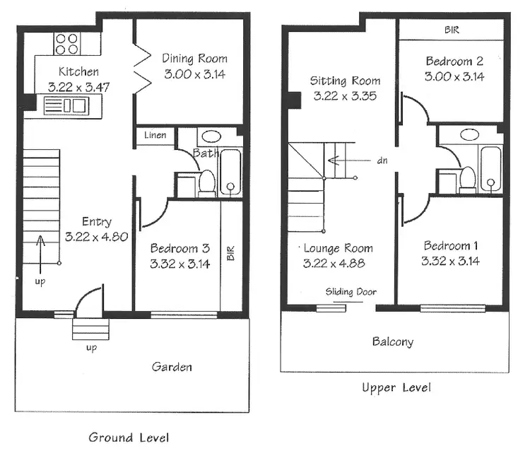 Floorplan of Homely apartment listing, 4/1 Waterfall Terrace, Burnside SA 5066