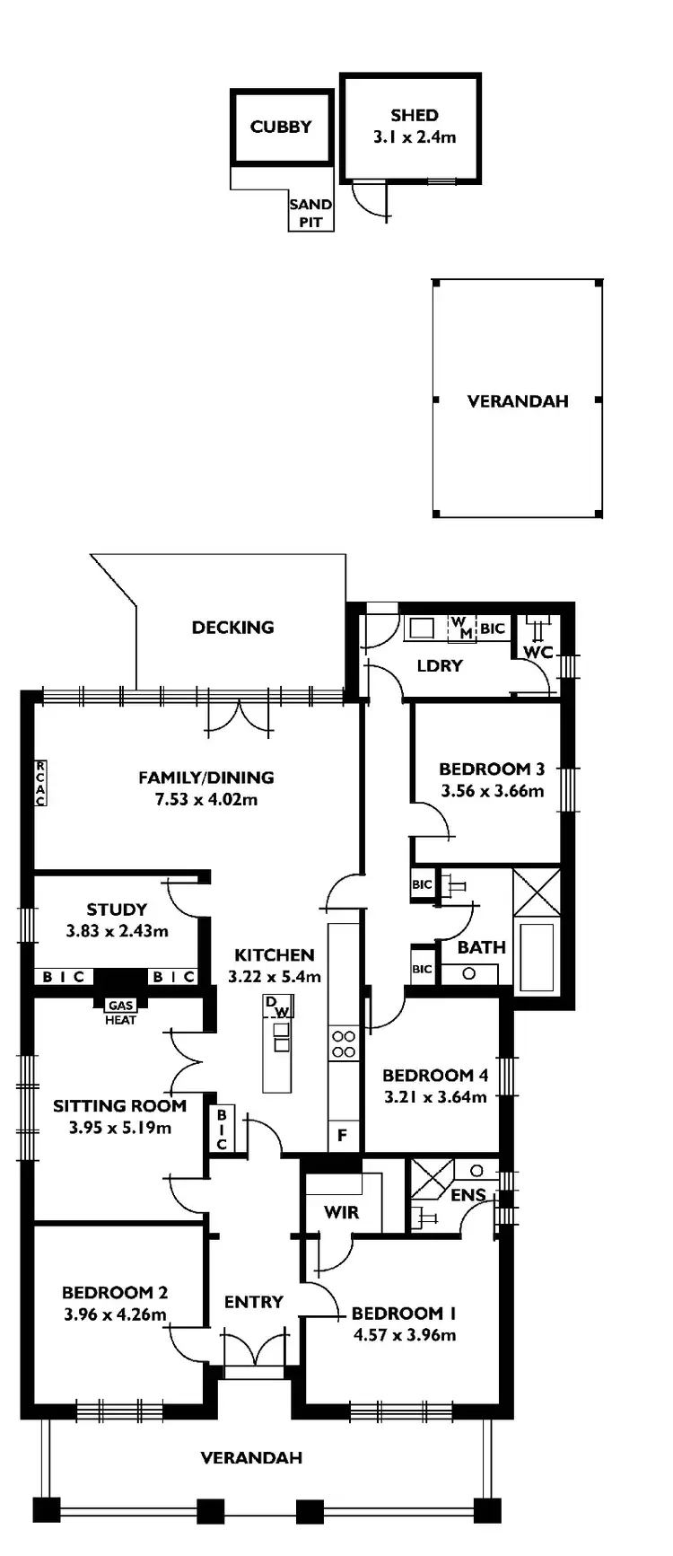 Floorplan of Homely house listing, 75 Clifton Street, Malvern SA 5061