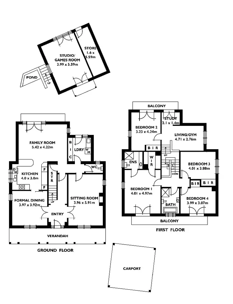 Floorplan of Homely house listing, 19 Allendale Grove, Stonyfell SA 5066