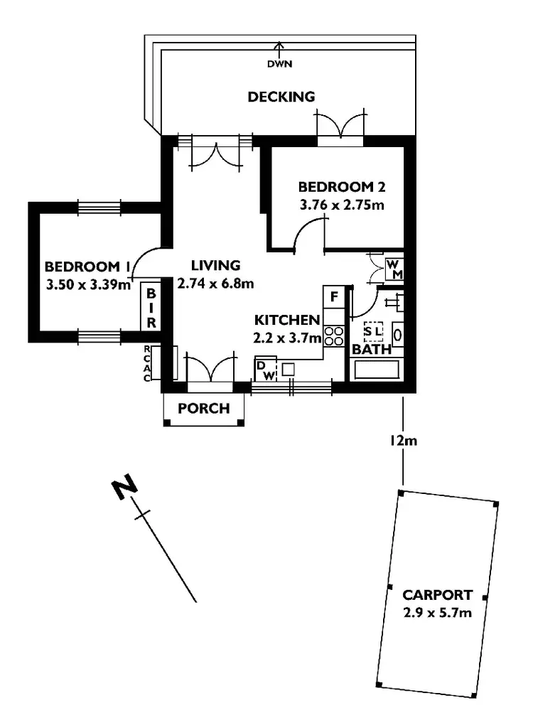 Floorplan of Homely house listing, 1/21 Fifeshire Avenue, St Georges SA 5064