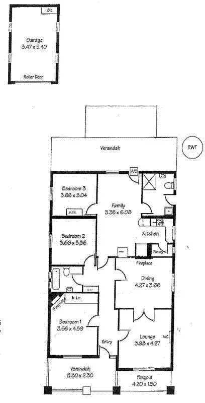 Floorplan of Homely house listing, 58 Carlton Parade, Torrensville SA 5031