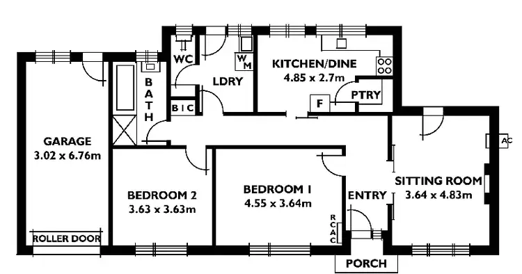 Floorplan of Homely house listing, 4 Wooler Street, Heathpool SA 5068