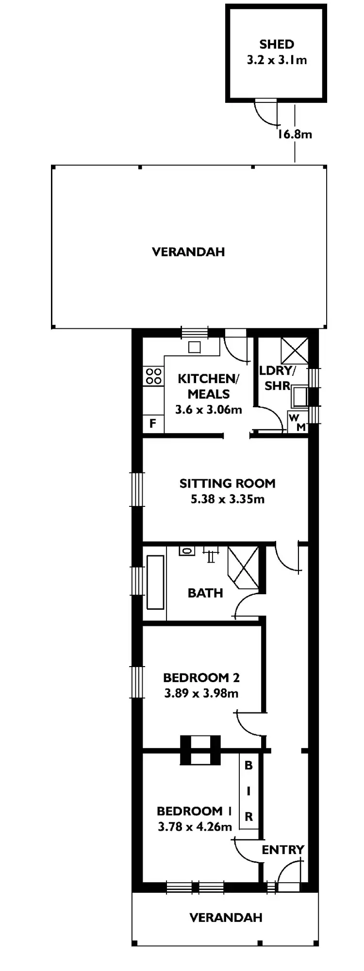 Floorplan of Homely house listing, 4 Fisher Street, Norwood SA 5067
