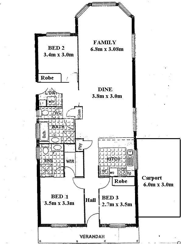 Floorplan of Homely house listing, 19 Benthall Avenue, Oakden SA 5086