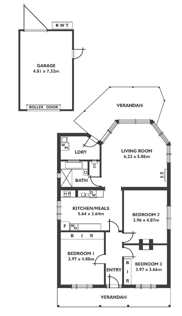 Floorplan of Homely house listing, 4 Ravensthorpe Avenue, Millswood SA 5034