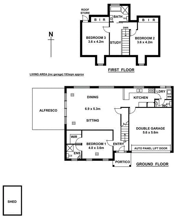 Floorplan of Homely house listing, 2B Barry Street, Henley Beach SA 5022