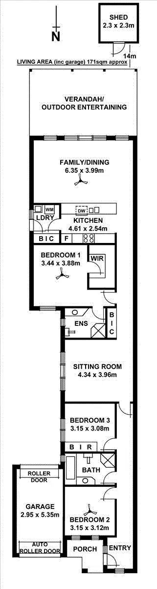 Floorplan of Homely house listing, 31A Collingrove Avenue, Broadview SA 5083