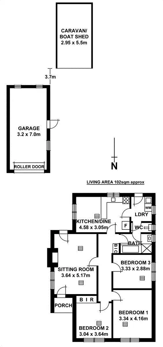 Floorplan of Homely house listing, 3 Cordelia Crescent, Findon SA 5023