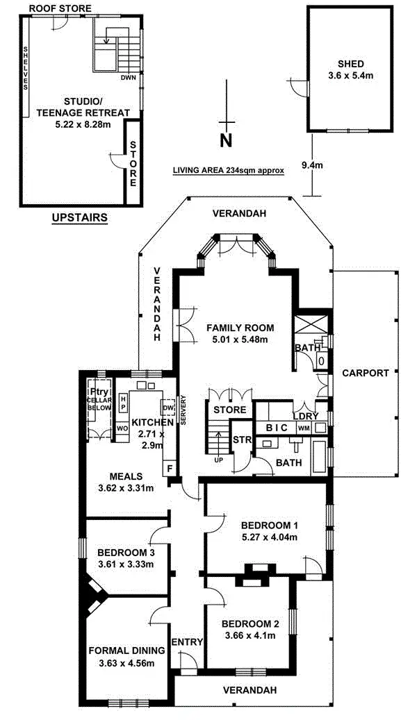 Floorplan of Homely house listing, 6 Swaine Avenue, Rose Park SA 5067