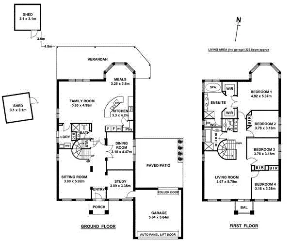 Floorplan of Homely house listing, 27 Farmhouse Avenue, Walkley Heights SA 5098