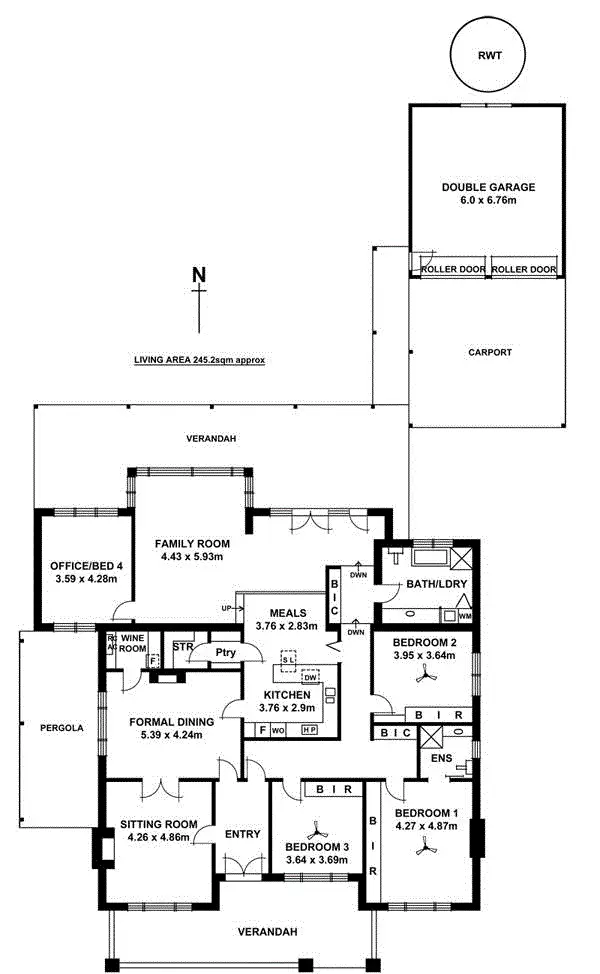Floorplan of Homely house listing, 21 Seafield Avenue, Kingswood SA 5062