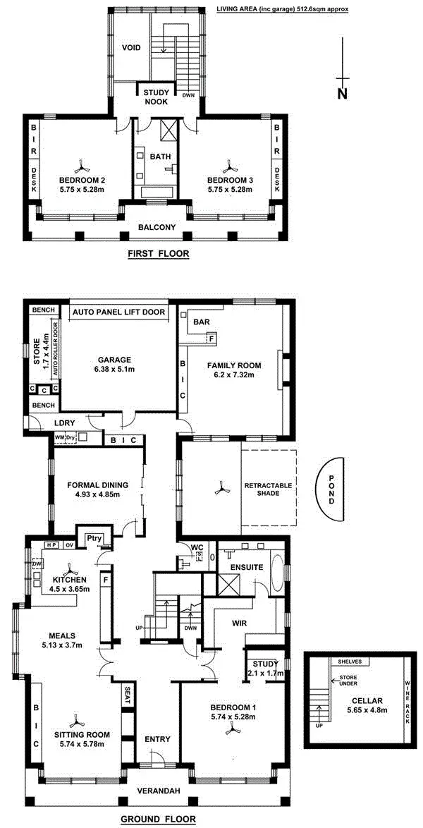 Floorplan of Homely house listing, 10 The Common, Beaumont SA 5066