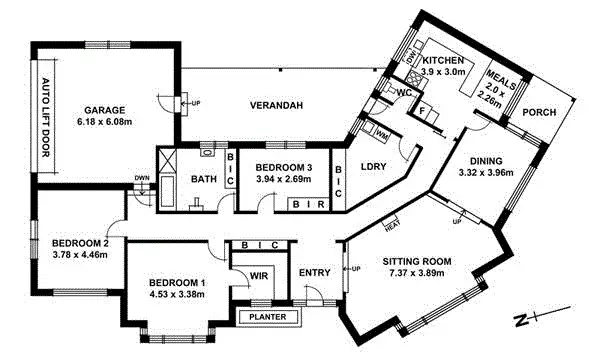 Floorplan of Homely house listing, 2 Crompton Drive, Wattle Park SA 5066