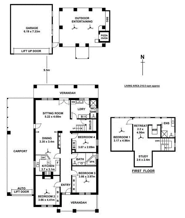 Floorplan of Homely house listing, 9 Windsor Road, Glenside SA 5065