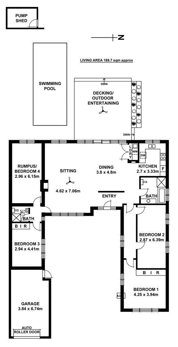 Floorplan of Homely house listing, 4 Ways Road, Manningham SA 5086