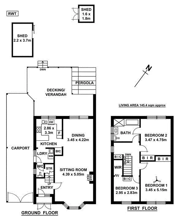 Floorplan of Homely house listing, 47 Crompton Drive, Wattle Park SA 5066