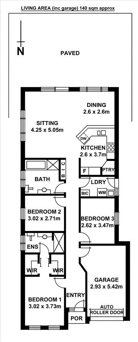 Floorplan of Homely house listing, 47A Kintore Lane, Mile End SA 5031