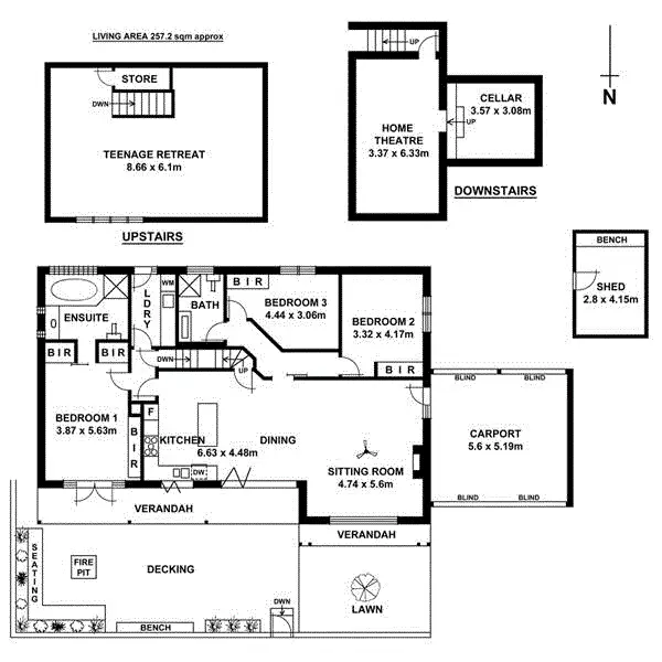 Floorplan of Homely house listing, 14C Union Street, Dulwich SA 5065