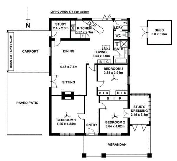 Floorplan of Homely house listing, 14 Devonshire Street, Hawthorn SA 5062