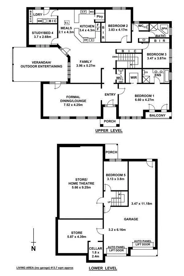 Floorplan of Homely house listing, 2A Bonvue Avenue, Beaumont SA 5066