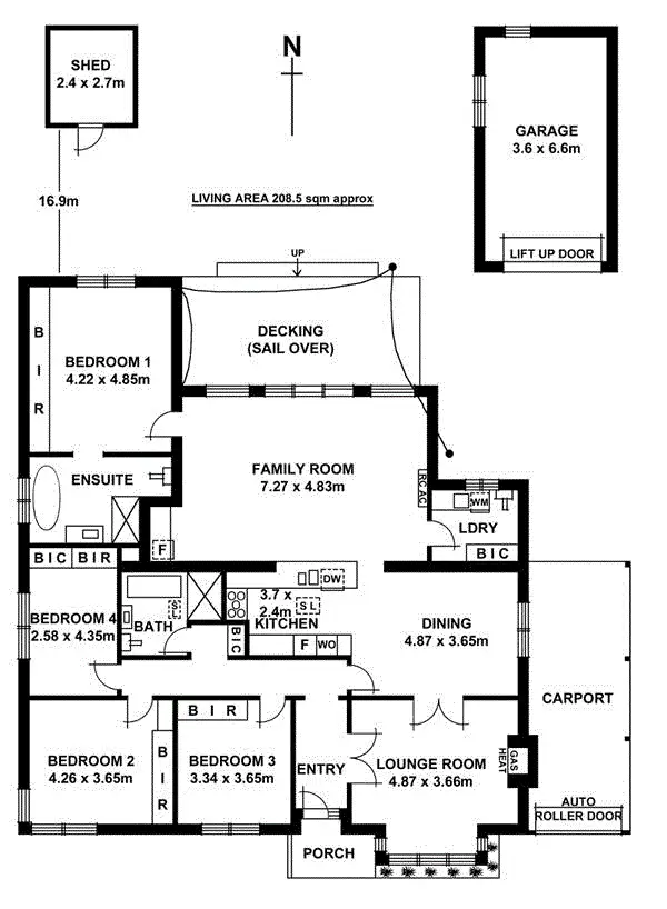 Floorplan of Homely house listing, 10 Glenferrie Avenue, Myrtle Bank SA 5064