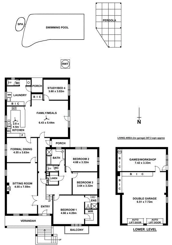 Floorplan of Homely house listing, 50 Craighill Road, St Georges SA 5064
