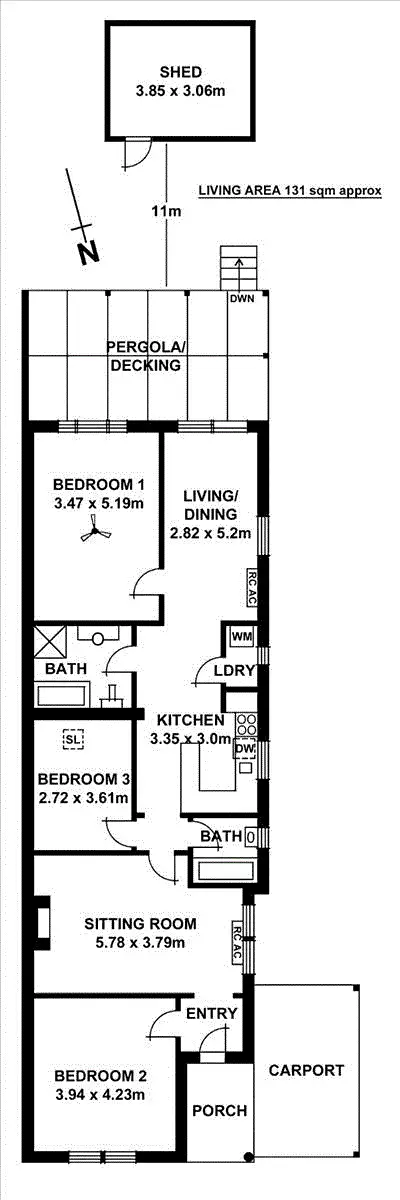 Floorplan of Homely house listing, 82 Stephen Terrace, St Peters SA 5069