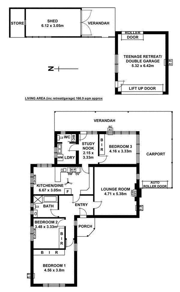 Floorplan of Homely house listing, 101 Hampstead Road, Manningham SA 5086