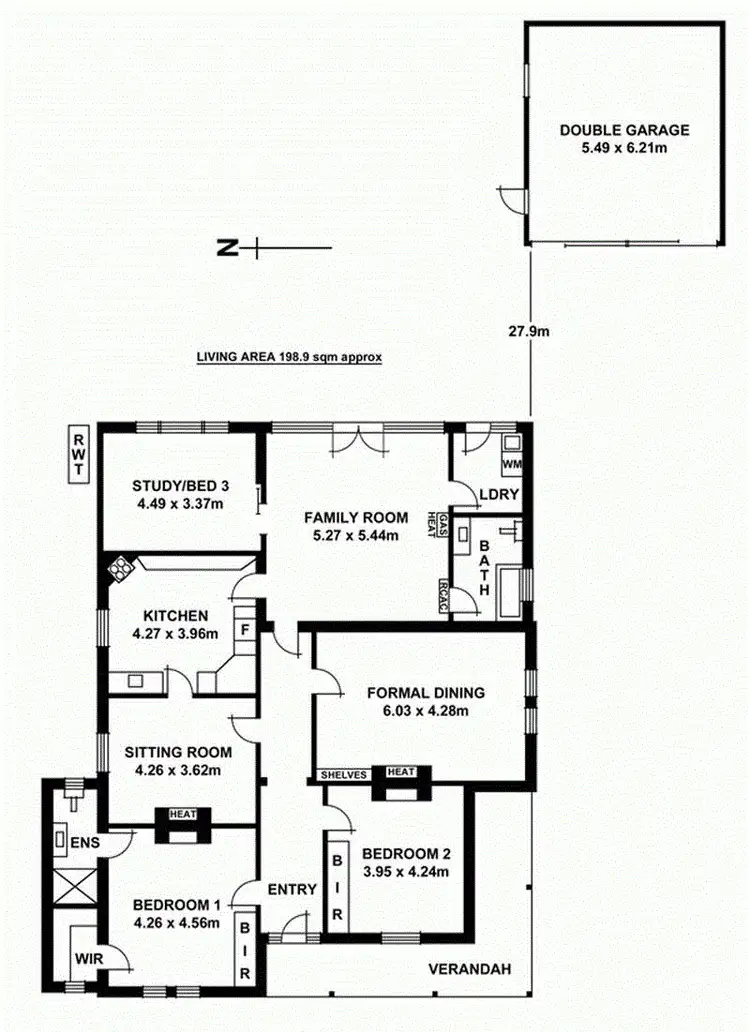 Floorplan of Homely house listing, 9 Victoria Avenue, Medindie SA 5081