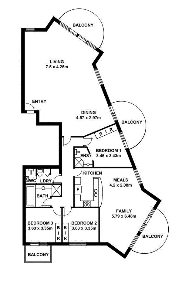 Floorplan of Homely apartment listing, 140/14 Dequetteville Terrace, Kent Town SA 5067