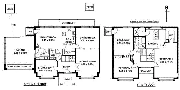 Floorplan of Homely house listing, 1C Martindale Avenue, Toorak Gardens SA 5065