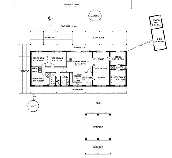 Floorplan of Homely house listing, Lot 114 Green Valley Drive, Salisbury Heights SA 5109