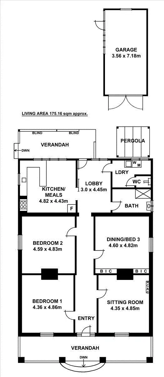 Floorplan of Homely house listing, 27 Queen Street, Alberton SA 5014