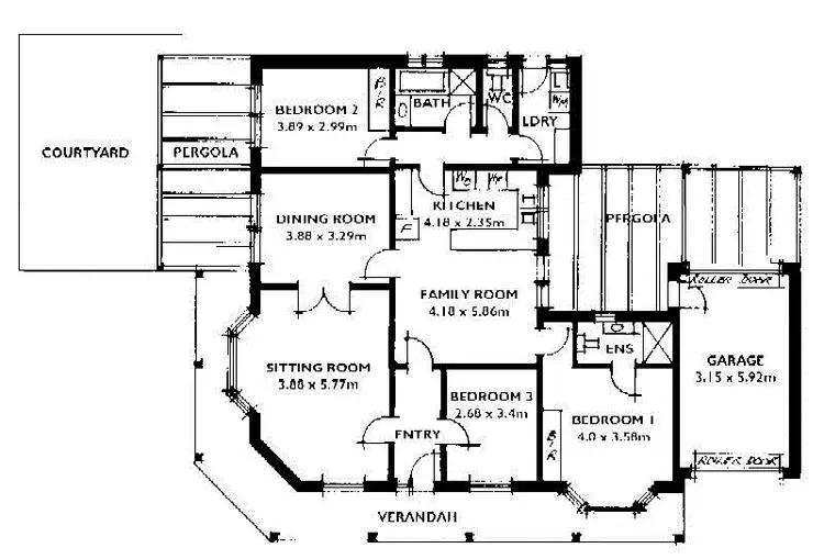 Floorplan of Homely house listing, 1/27 Keyes Street, Linden Park SA 5065