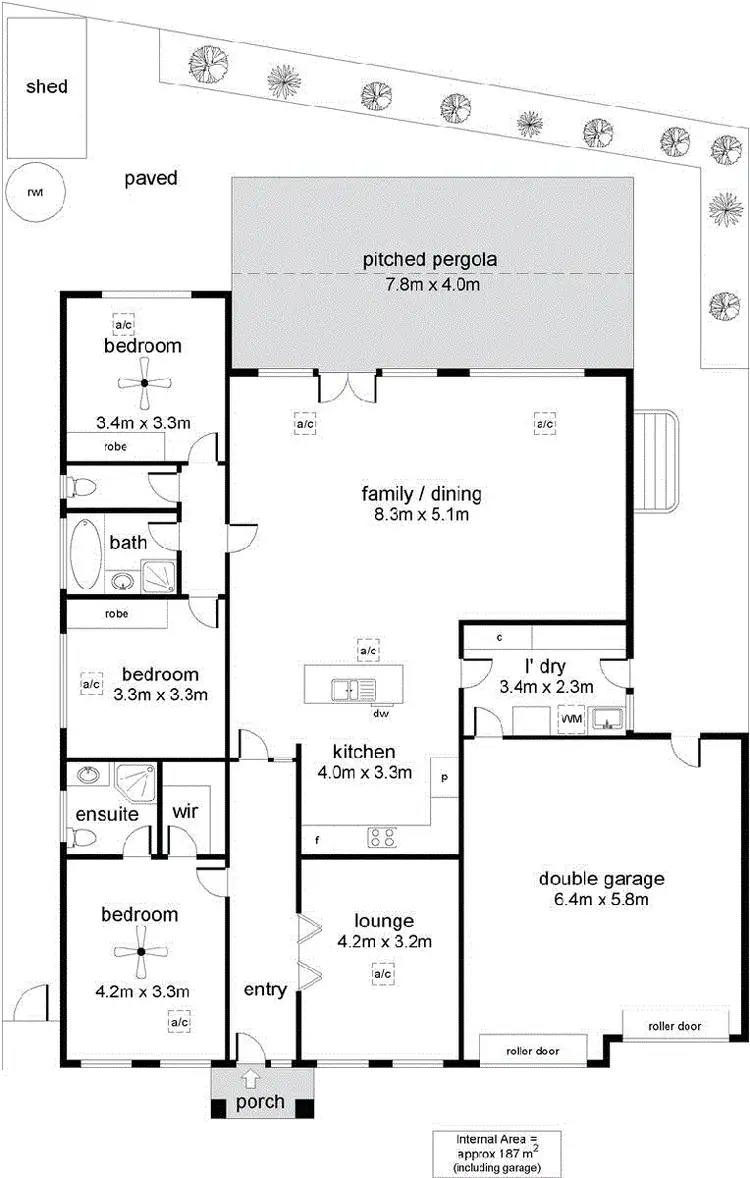 Floorplan of Homely house listing, 6A Frome Avenue, Hampstead Gardens SA 5086