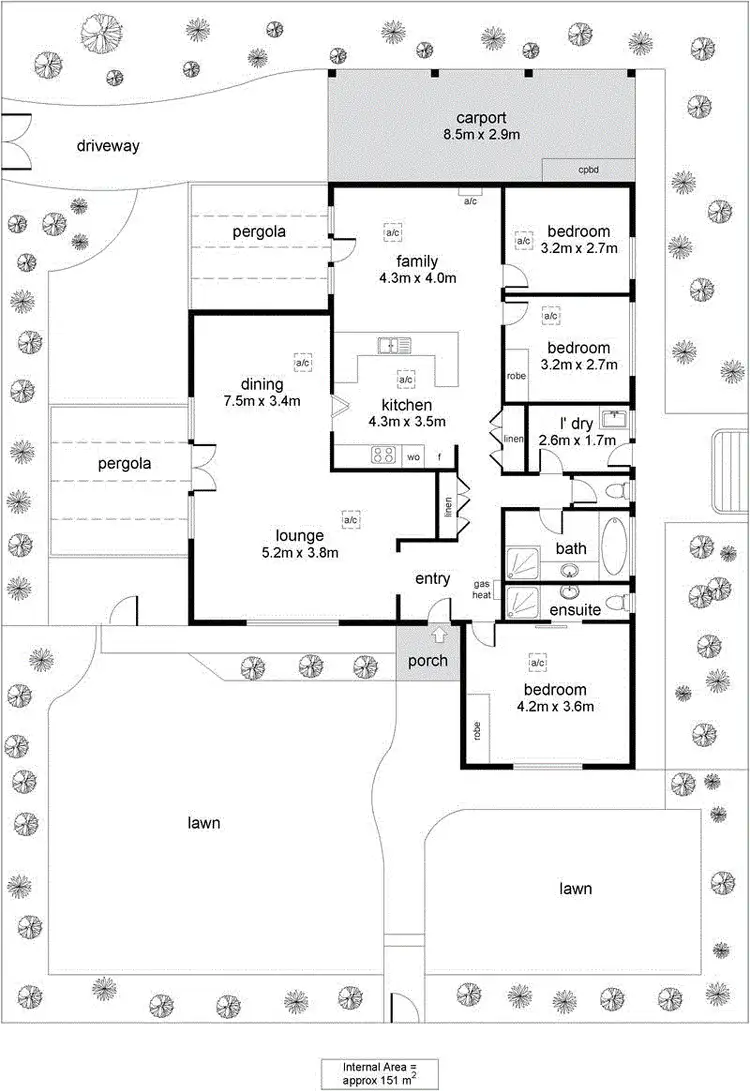 Floorplan of Homely house listing, 67 Denman Terrace, Lower Mitcham SA 5062