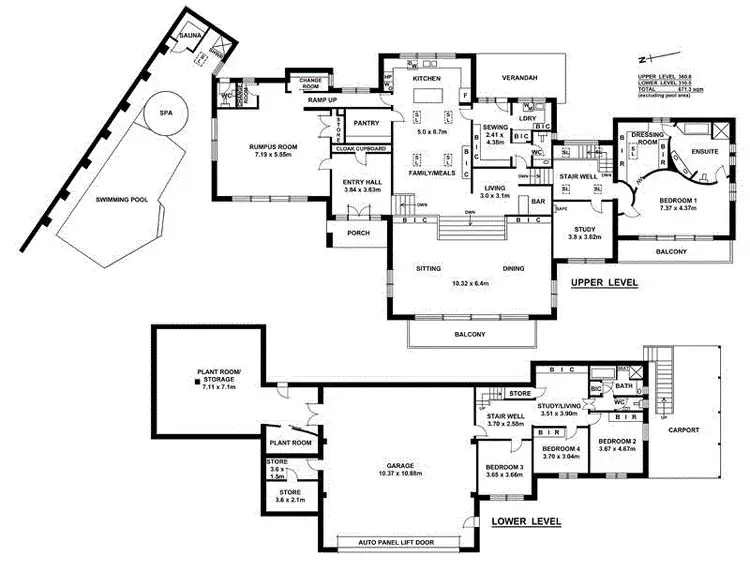 Floorplan of Homely house listing, 23 Woodhouse Crescent, Wattle Park SA 5066