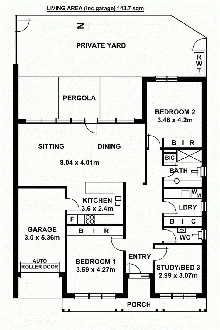 Floorplan of Homely house listing, 3/17-21 Markham Avenue, Enfield SA 5085