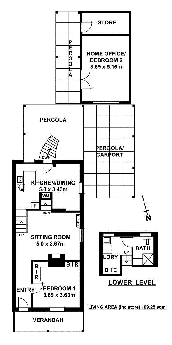 Floorplan of Homely house listing, 16 Broad Street, Marden SA 5070