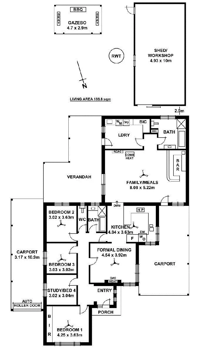 Floorplan of Homely house listing, 29 Oaklands Avenue, Royston Park SA 5070