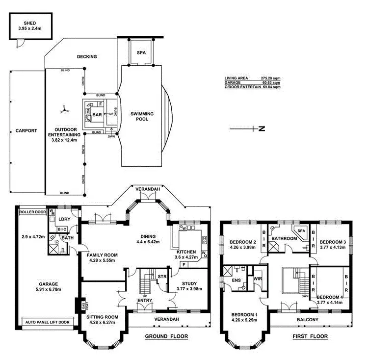 Floorplan of Homely house listing, 2A Victoria Avenue, Medindie SA 5081