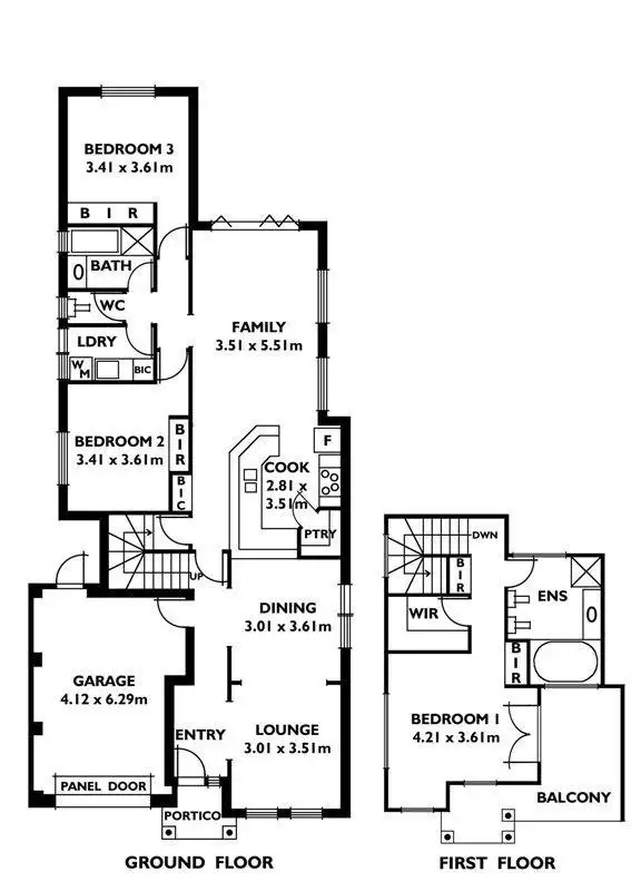 Floorplan of Homely house listing, 26B Botanic Grove, Campbelltown SA 5074