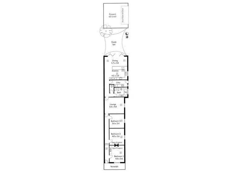 Floorplan of Homely house listing, 15A Louisa Street, Goodwood SA 5034